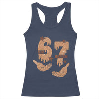 Funny Six Seven Meme Racerback Tank Top Melanin Black History Month Gift - Wonder Print Shop