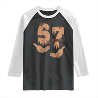 Funny Six Seven Meme Raglan Shirt Melanin Black History Month Gift - Wonder Print Shop