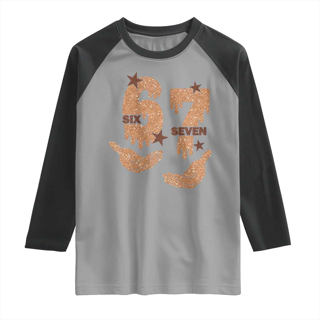 Funny Six Seven Meme Raglan Shirt Melanin Black History Month Gift - Wonder Print Shop
