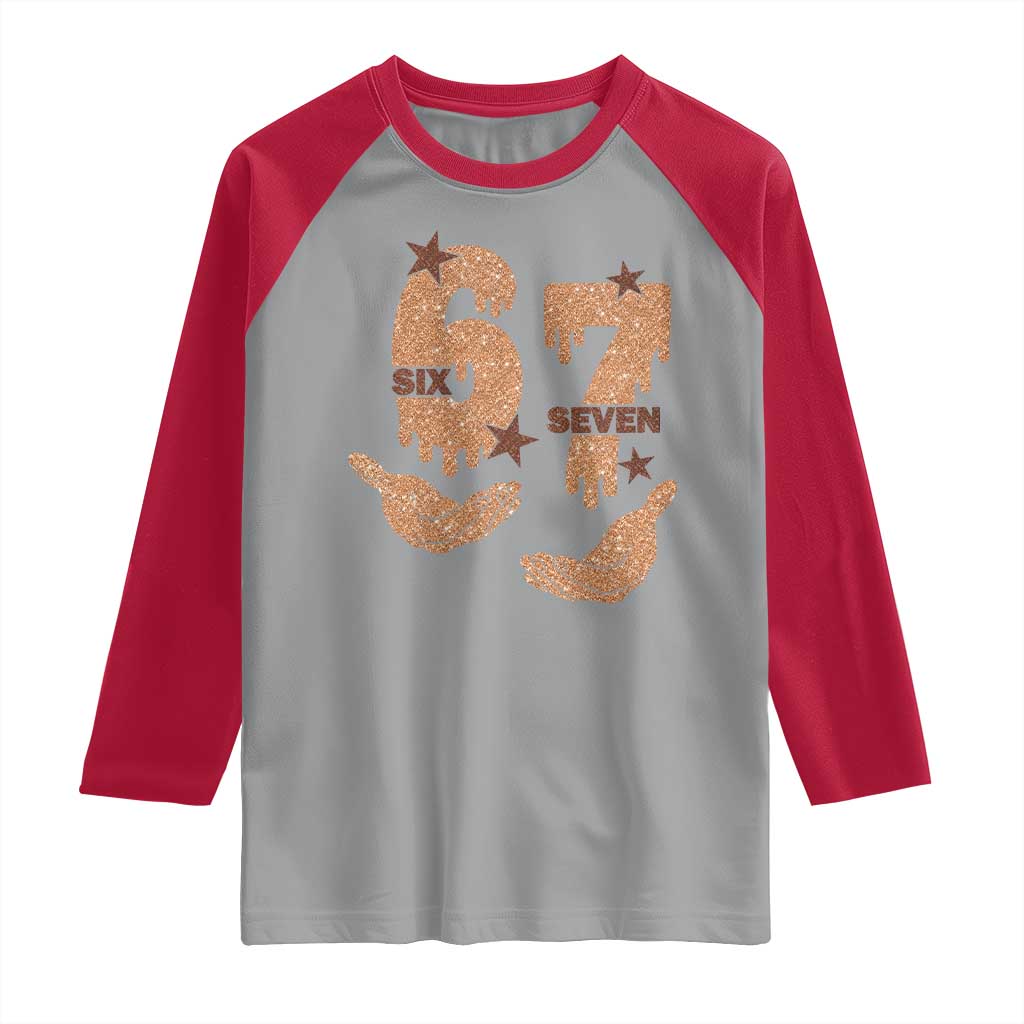 Funny Six Seven Meme Raglan Shirt Melanin Black History Month Gift - Wonder Print Shop