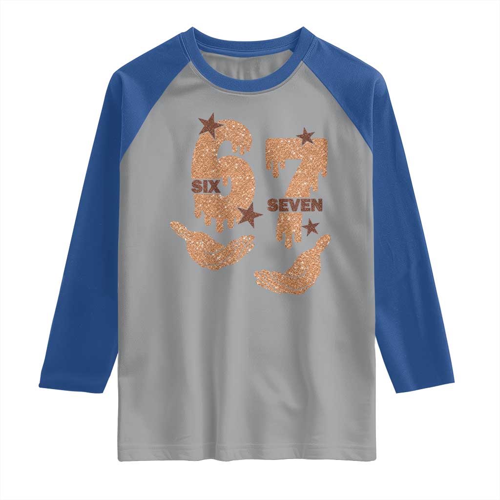 Funny Six Seven Meme Raglan Shirt Melanin Black History Month Gift - Wonder Print Shop