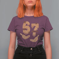 Funny Six Seven Meme T Shirt For Women Melanin Black History Month Gift - Wonder Print Shop