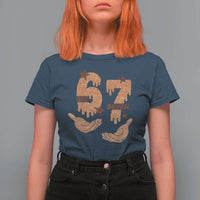 Funny Six Seven Meme T Shirt For Women Melanin Black History Month Gift - Wonder Print Shop