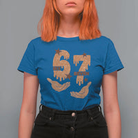 Funny Six Seven Meme T Shirt For Women Melanin Black History Month Gift - Wonder Print Shop