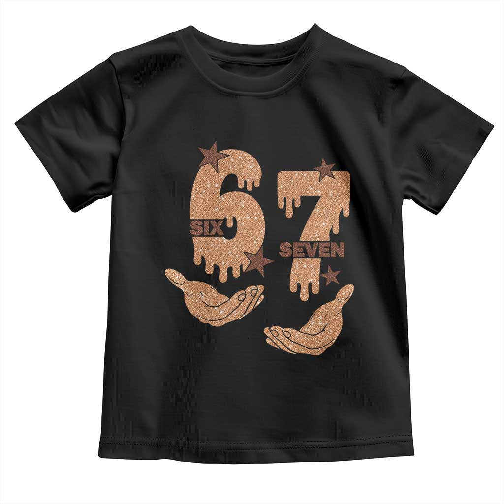 Funny Six Seven Meme Toddler T Shirt Melanin Black History Month Gift - Wonder Print Shop
