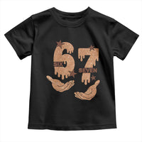 Funny Six Seven Meme Toddler T Shirt Melanin Black History Month Gift - Wonder Print Shop