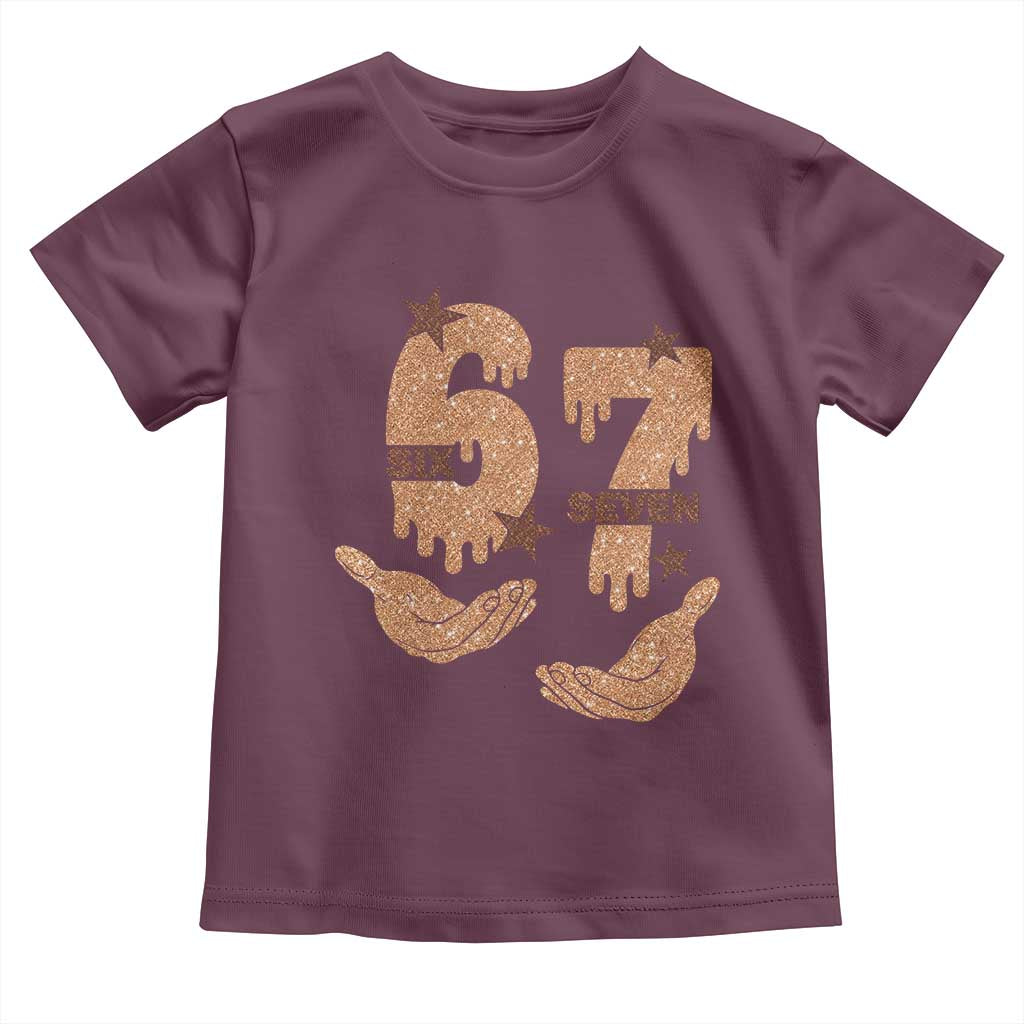 Funny Six Seven Meme Toddler T Shirt Melanin Black History Month Gift - Wonder Print Shop