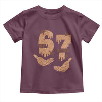 Funny Six Seven Meme Toddler T Shirt Melanin Black History Month Gift - Wonder Print Shop