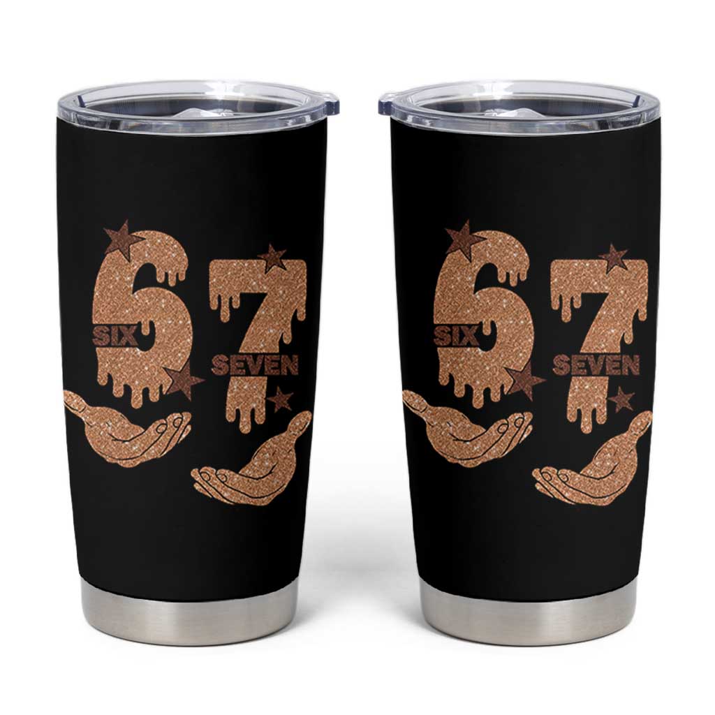 Funny Six Seven Meme Tumbler Cup Melanin Black History Month Gift - Wonder Print Shop