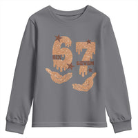 Funny Six Seven Meme Youth Sweatshirt Melanin Black History Month Gift - Wonder Print Shop