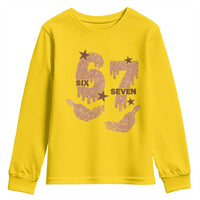 Funny Six Seven Meme Youth Sweatshirt Melanin Black History Month Gift - Wonder Print Shop