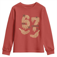 Funny Six Seven Meme Youth Sweatshirt Melanin Black History Month Gift - Wonder Print Shop