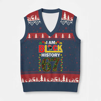 67 Meme Black History Month V-Neck Knit Sweater Vest African American Pride