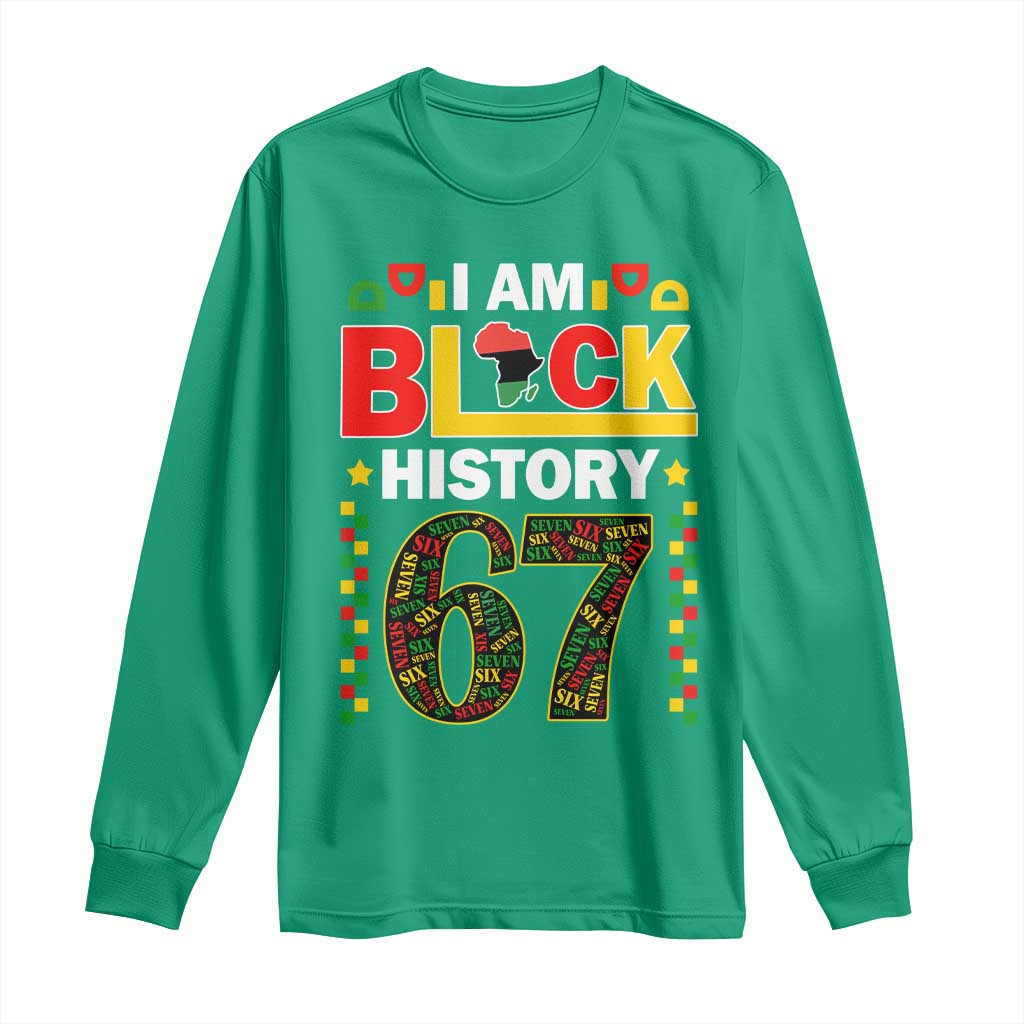67 Meme Black History Month Long Sleeve Shirt African American Pride