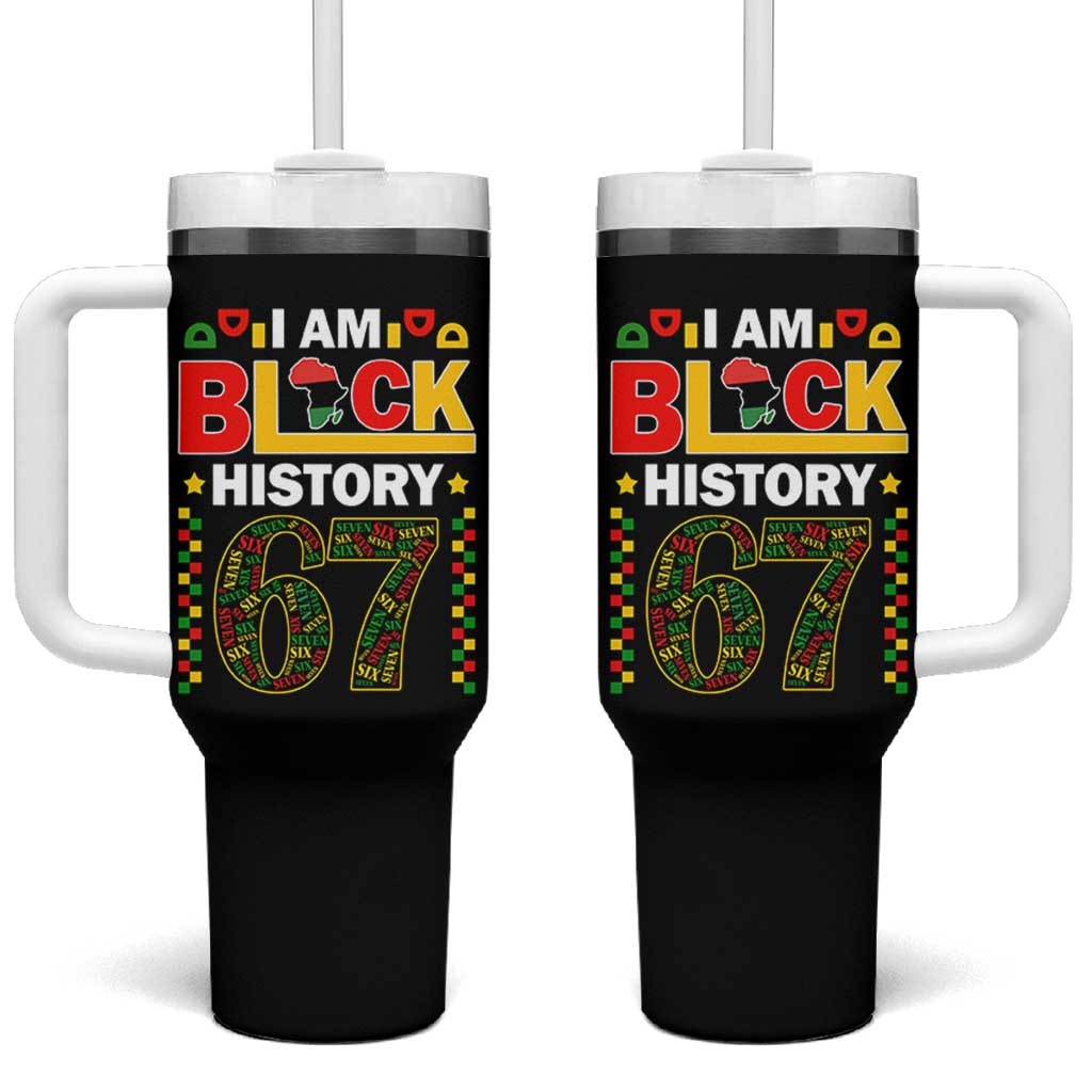 67 Meme Black History Month Tumbler With Handle African American Pride