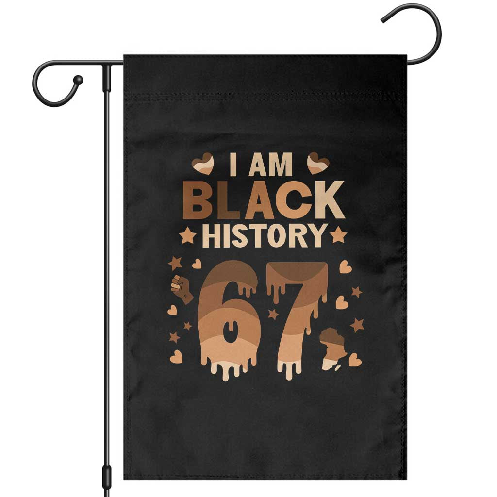 Funny Melanin Six Seven Meme Garden Flag African American Gift - Wonder Print Shop