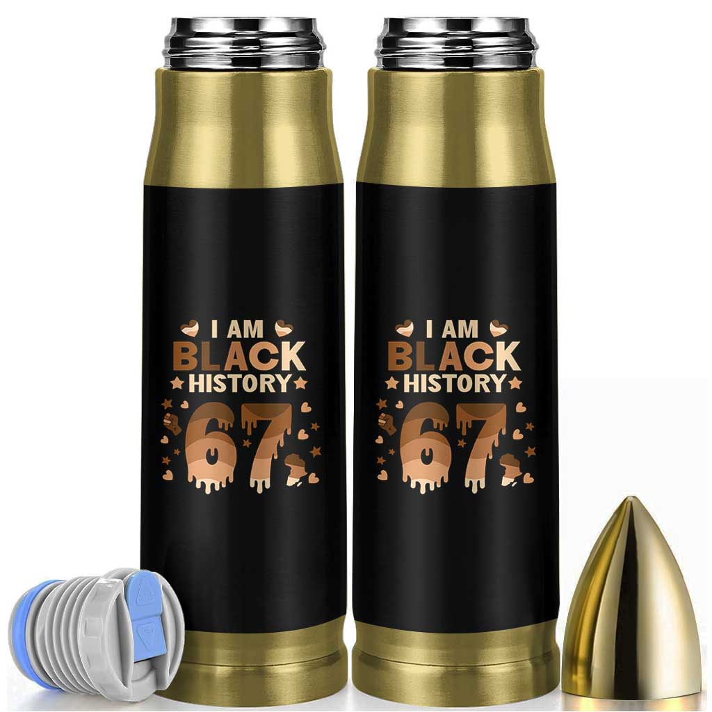 Funny Melanin Six Seven Meme Bullet Tumbler African American Gift - Wonder Print Shop