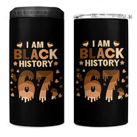 Funny Melanin Six Seven Meme 4 in 1 Can Cooler Tumbler African American Gift - Wonder Print Shop