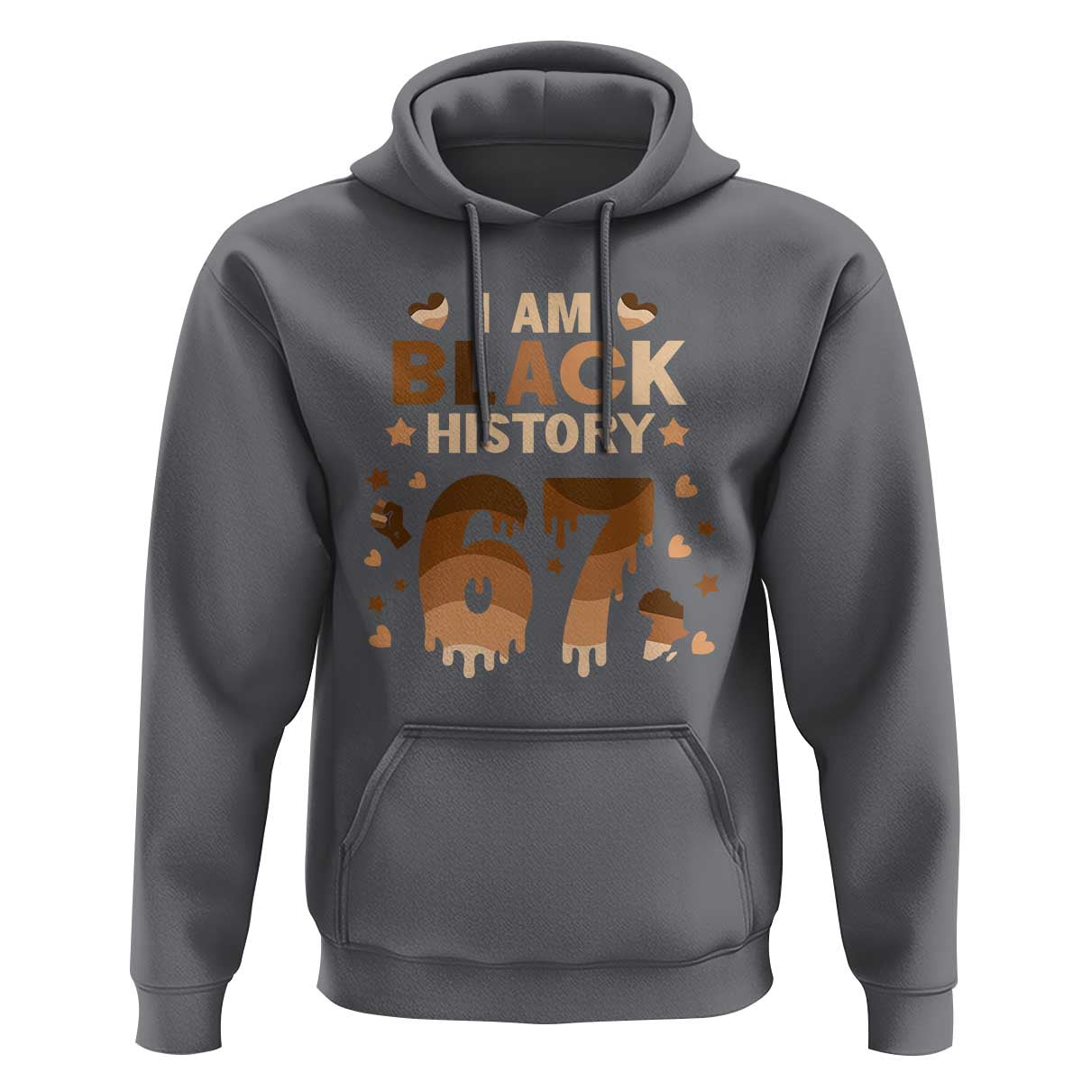Funny Melanin Six Seven Meme Hoodie African American Gift - Wonder Print Shop