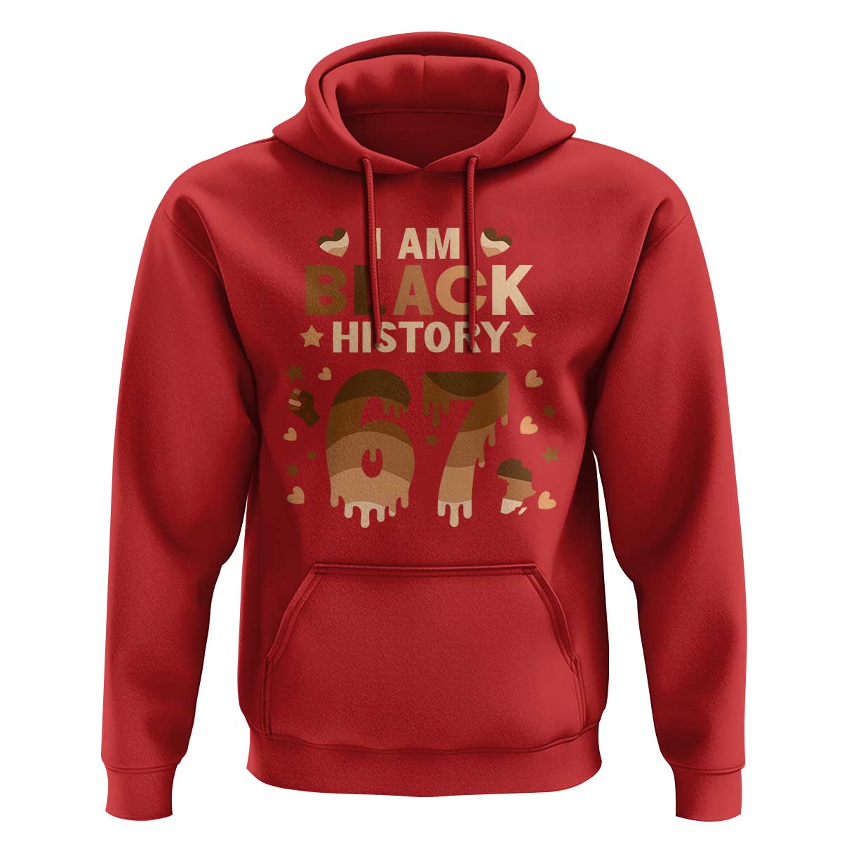 Funny Melanin Six Seven Meme Hoodie African American Gift - Wonder Print Shop