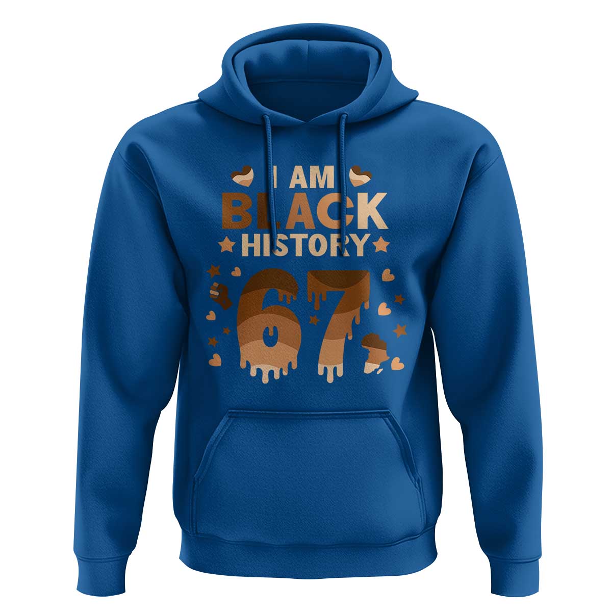 Funny Melanin Six Seven Meme Hoodie African American Gift - Wonder Print Shop