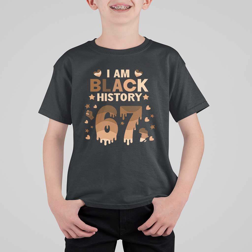 Funny Melanin Six Seven Meme T Shirt For Kid African American Gift - Wonder Print Shop