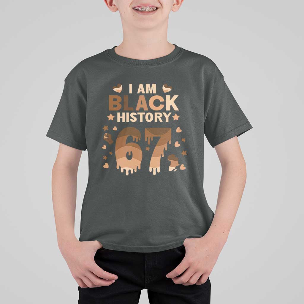 Funny Melanin Six Seven Meme T Shirt For Kid African American Gift - Wonder Print Shop