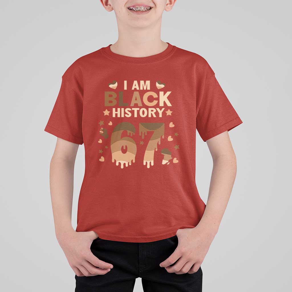 Funny Melanin Six Seven Meme T Shirt For Kid African American Gift - Wonder Print Shop