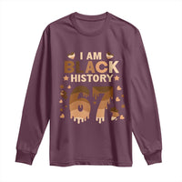 Funny Melanin Six Seven Meme Long Sleeve Shirt African American Gift - Wonder Print Shop