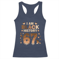 Funny Melanin Six Seven Meme Racerback Tank Top African American Gift - Wonder Print Shop