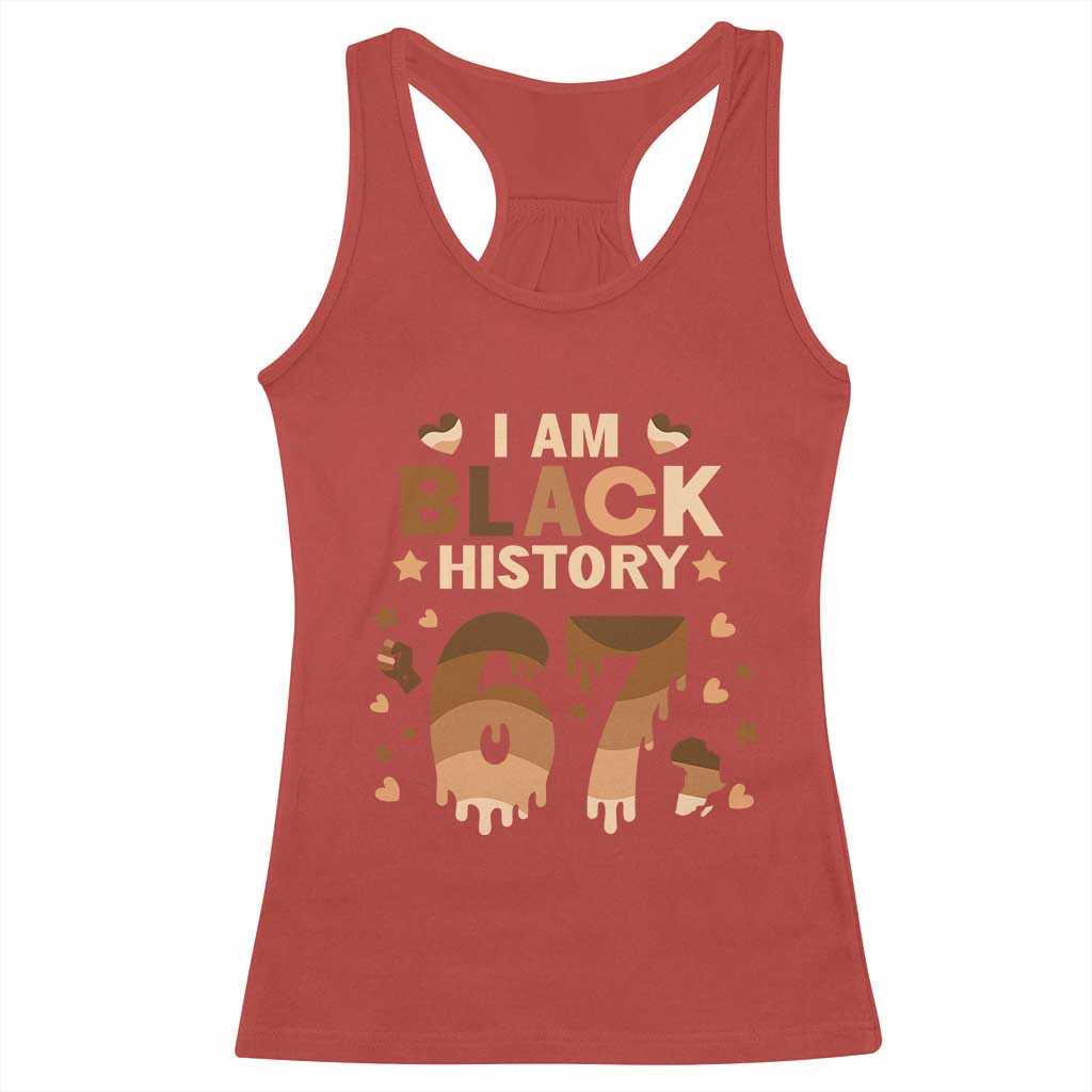 Funny Melanin Six Seven Meme Racerback Tank Top African American Gift - Wonder Print Shop