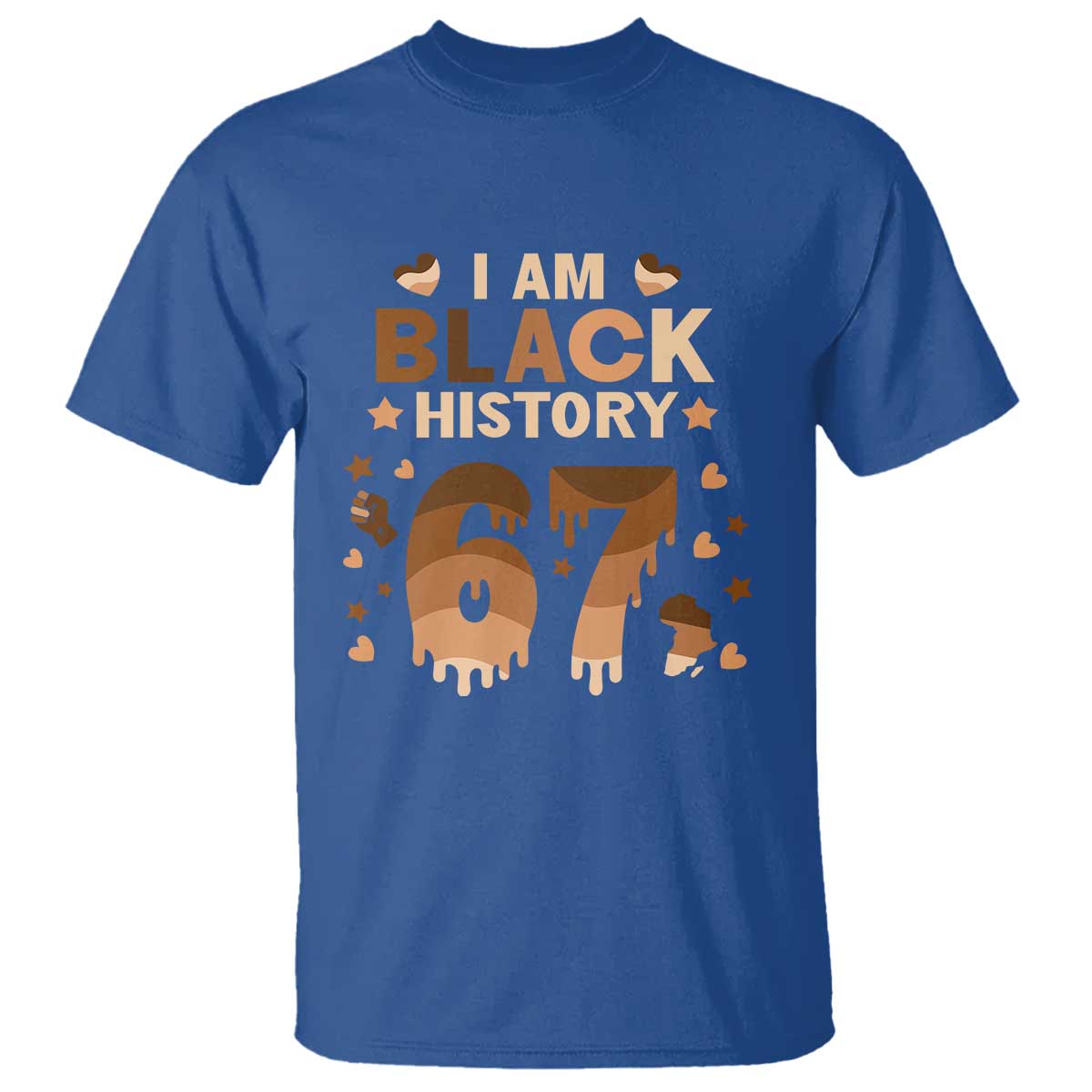 Funny Melanin Six Seven Meme T Shirt African American Gift - Wonder Print Shop