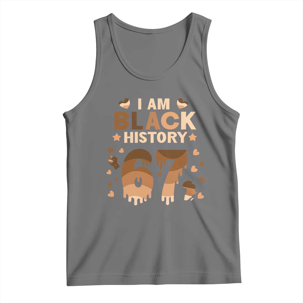 Funny Melanin Six Seven Meme Tank Top African American Gift - Wonder Print Shop