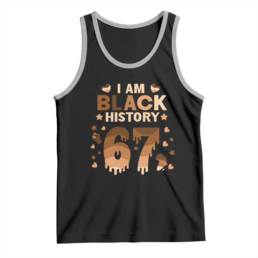 Funny Melanin Six Seven Meme Tank Top African American Gift - Wonder Print Shop