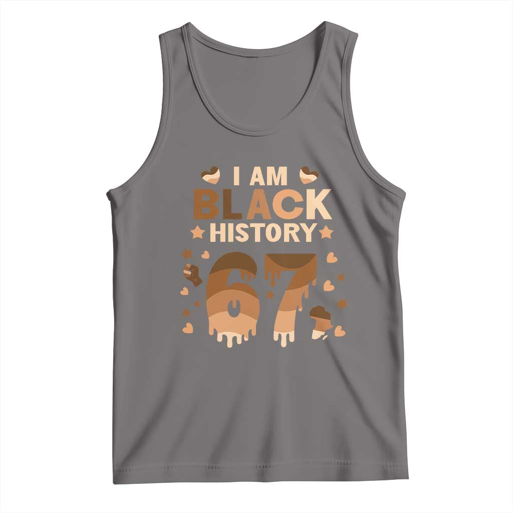 Funny Melanin Six Seven Meme Tank Top African American Gift - Wonder Print Shop
