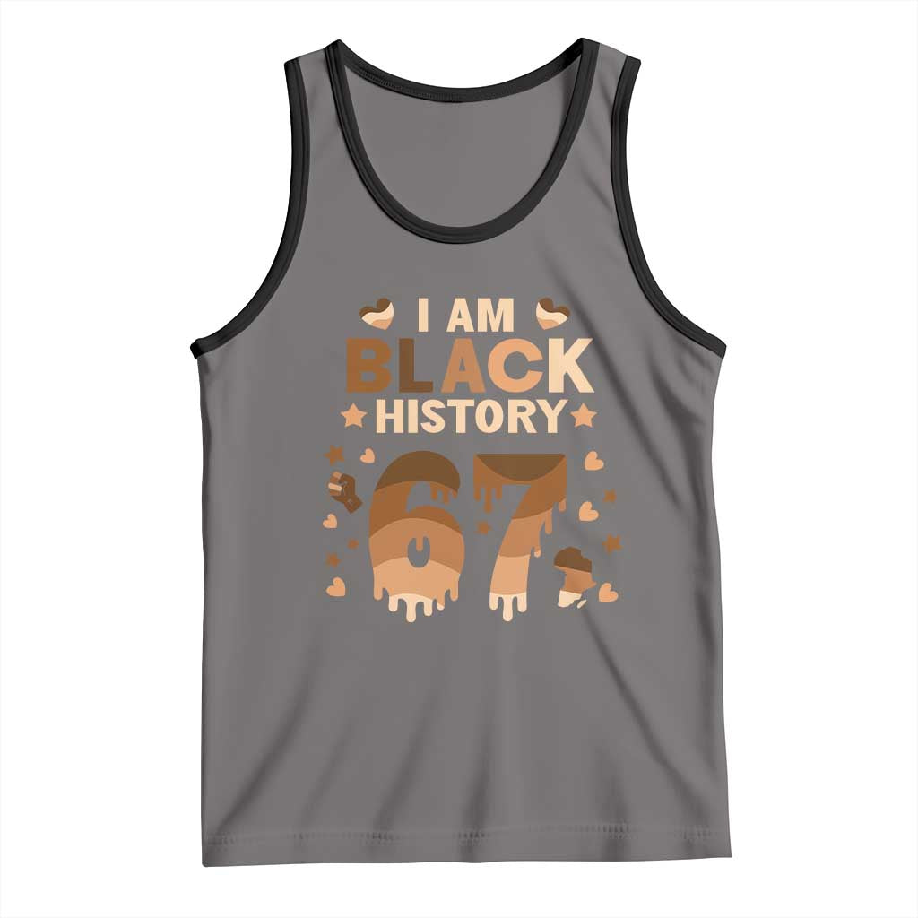 Funny Melanin Six Seven Meme Tank Top African American Gift - Wonder Print Shop