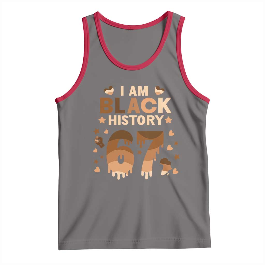 Funny Melanin Six Seven Meme Tank Top African American Gift - Wonder Print Shop