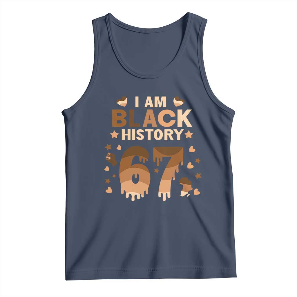 Funny Melanin Six Seven Meme Tank Top African American Gift - Wonder Print Shop