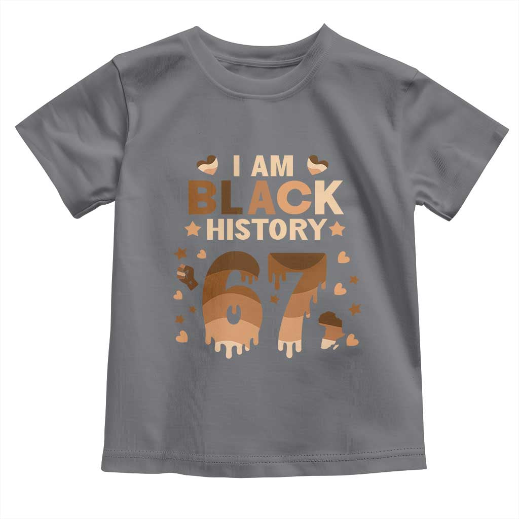 Funny Melanin Six Seven Meme Toddler T Shirt African American Gift - Wonder Print Shop
