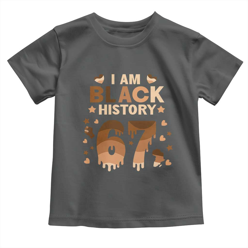 Funny Melanin Six Seven Meme Toddler T Shirt African American Gift - Wonder Print Shop