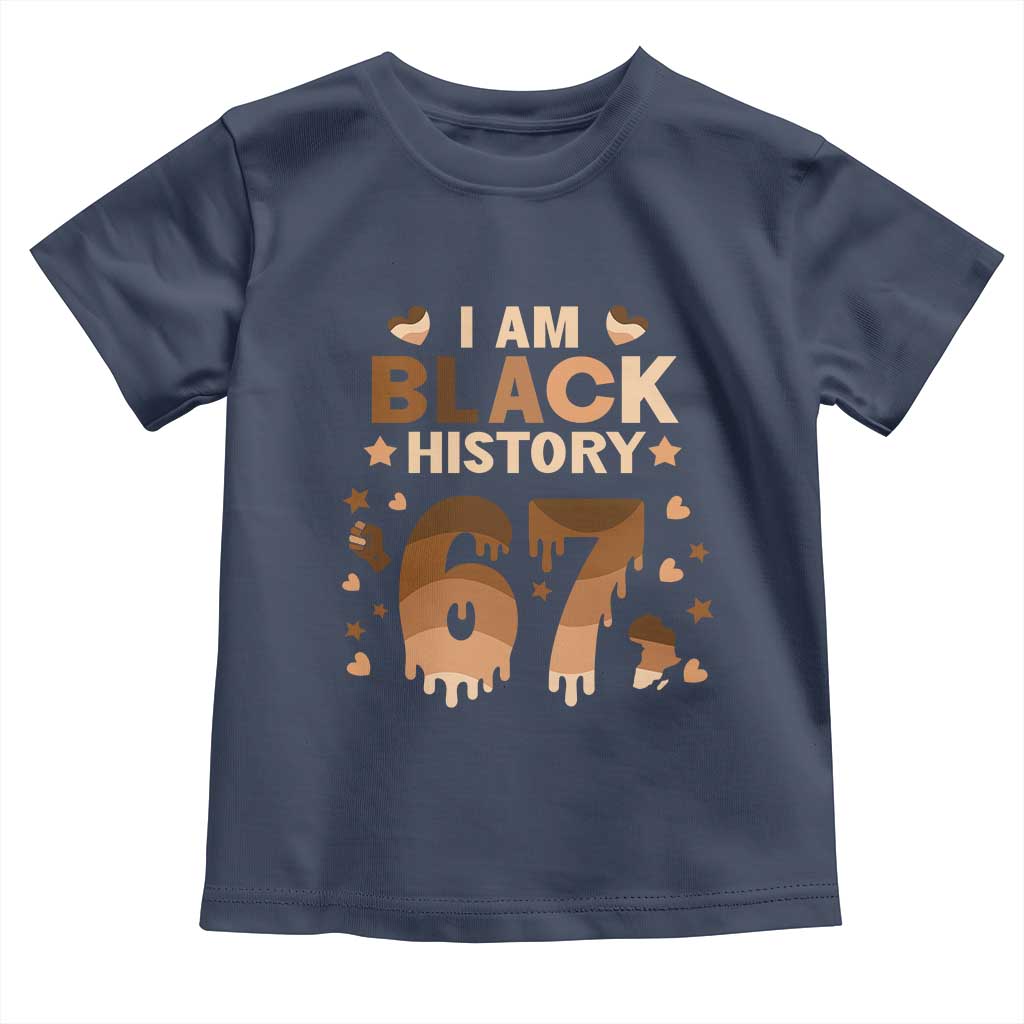 Funny Melanin Six Seven Meme Toddler T Shirt African American Gift - Wonder Print Shop