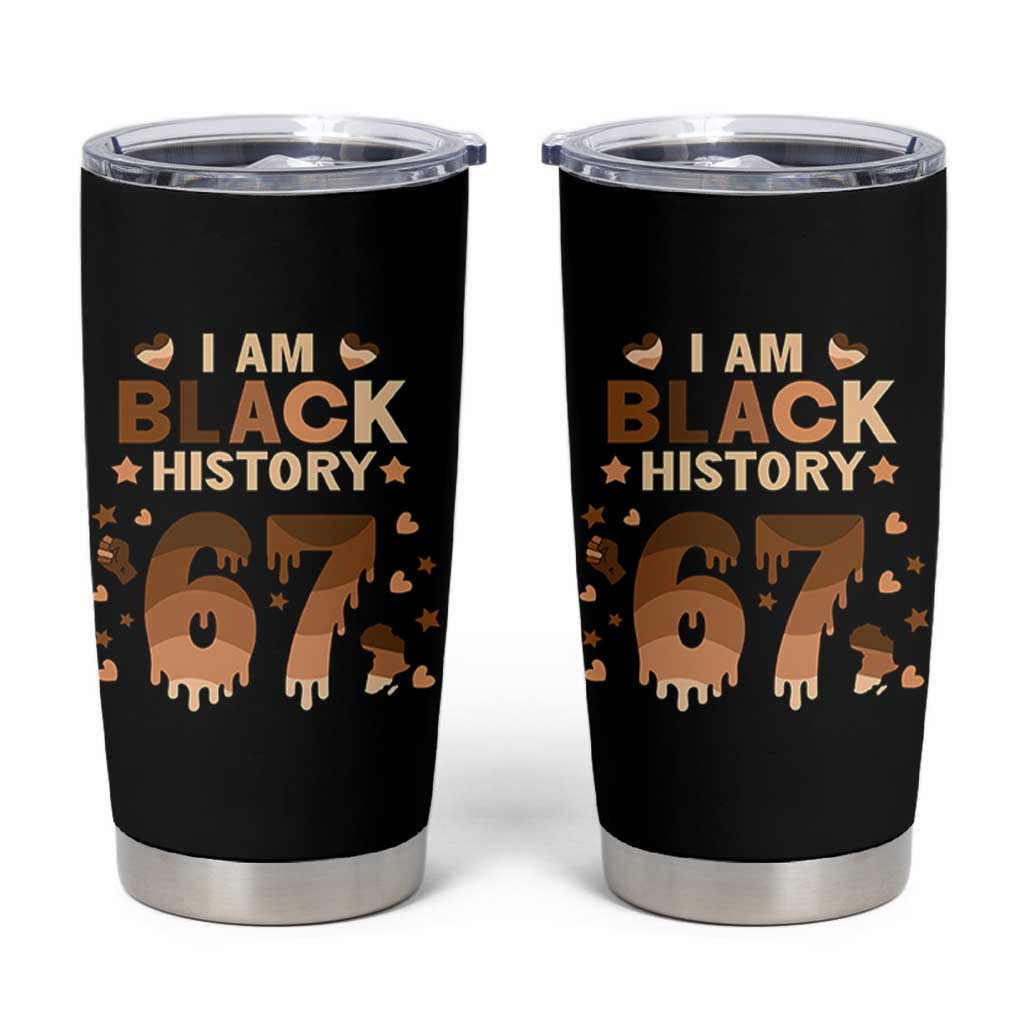 Funny Melanin Six Seven Meme Tumbler Cup African American Gift - Wonder Print Shop