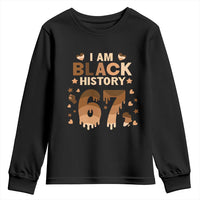 Funny Melanin Six Seven Meme Youth Sweatshirt African American Gift - Wonder Print Shop
