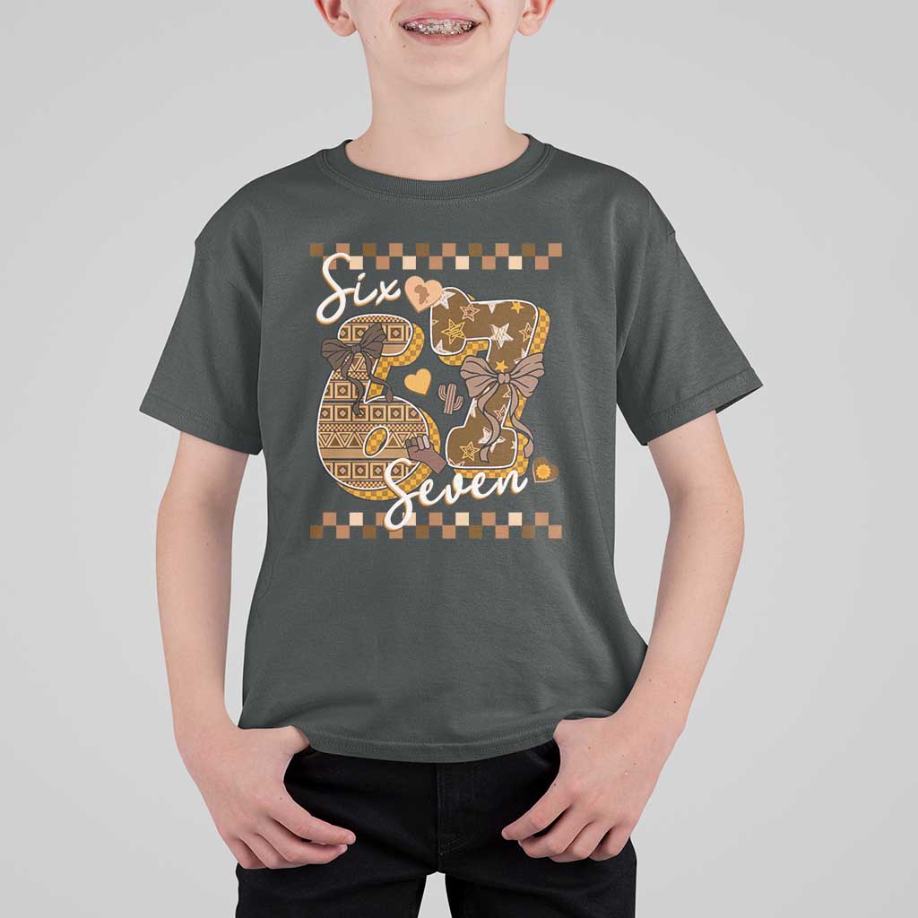Funny African American Melanin Gift T Shirt For Kid Six Seven Meme