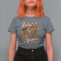 Funny African American Melanin Gift T Shirt For Women Six Seven Meme