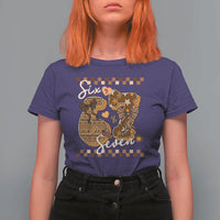 Funny African American Melanin Gift T Shirt For Women Six Seven Meme
