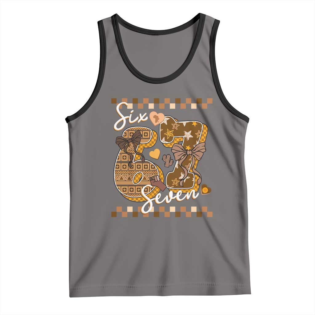 Funny African American Melanin Gift Tank Top Six Seven Meme