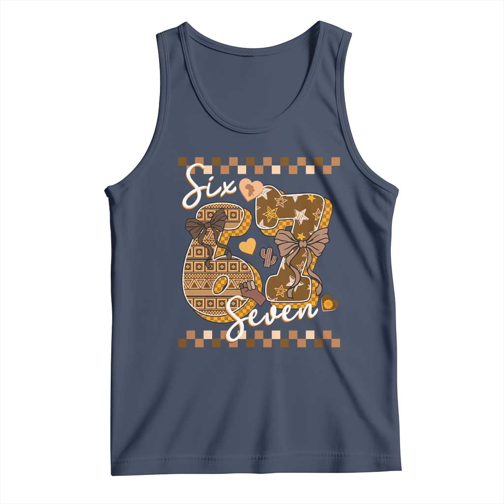 Funny African American Melanin Gift Tank Top Six Seven Meme