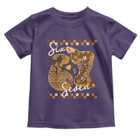 Funny African American Melanin Gift Toddler T Shirt Six Seven Meme