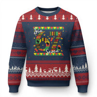 Funny Six Seven Meme Ugly Christmas Sweater Pan African Culture Gift